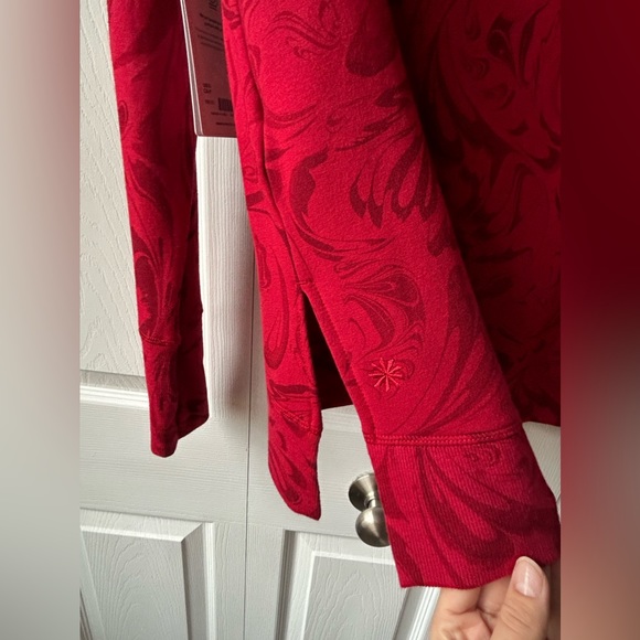 Athleta Luxe V-Neck Sweatshirt ❤️ - Picture 4 of 8